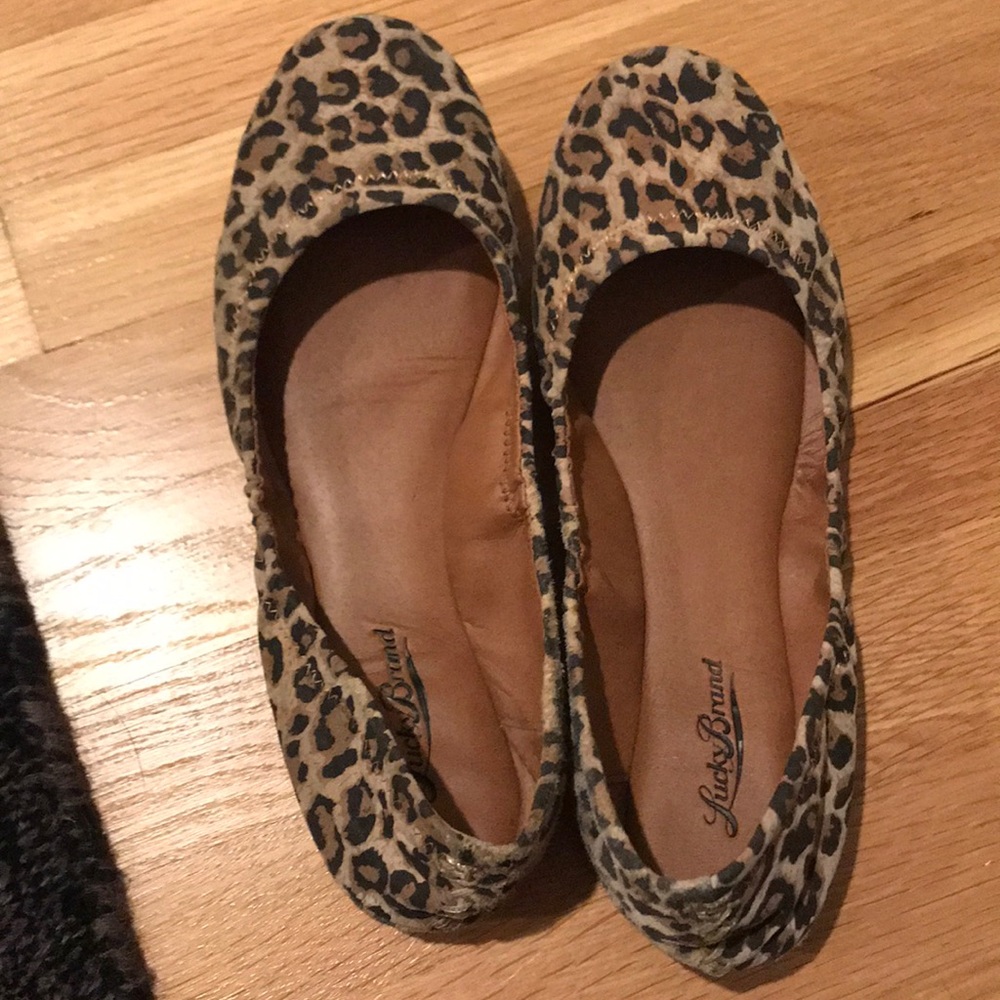 Cheetah print flats